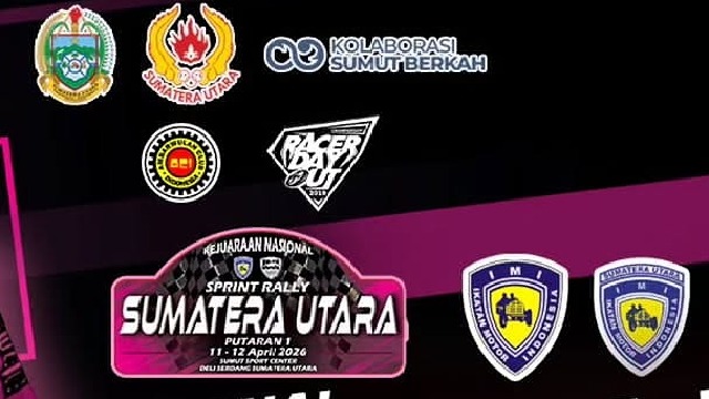 Lintasan Full Tarmac Jadi Tantangan Baru, Kejurnas Sprint Rally 2026 Digelar di Sumut.